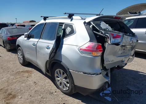 2016 Nissan Rogue S из США, поврежденный, VIN KNMAT2MT2GP721532